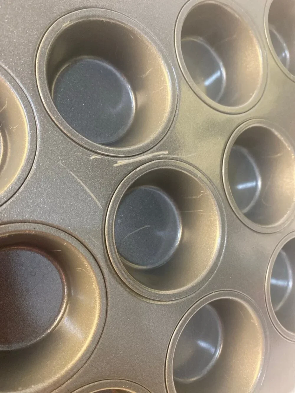 Set of 3 Baking Muffin Pans Nonstick Kitchenware Bakeware